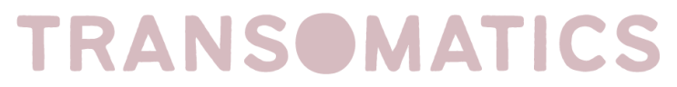 pink text saying 'transomatics'